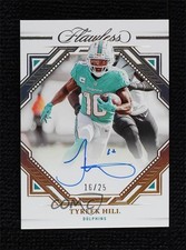 2022 Panini Flawless Frame Signatures 16/25 Tyreek Hill #FFS-TH Auto 11o2