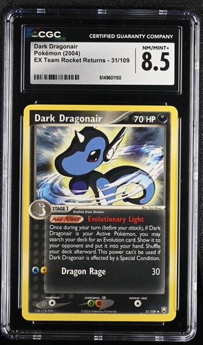 Dark Dragonair graded CGC 8.5 for sale on eBay
