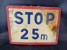 Plaque émaillée Ancienne 'ni Chiens Ni Vélo' - Bon état, Jamais Posée, Vintage