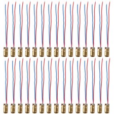 30 Packs Red Dot Laser Diode Module 10-Pack, 5V 5mW 650nm Pre-Wired Laser Hea...
