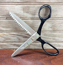 Wiss CB 7 Pinking Shears Zigzag Crinkle Dress Making Scissors 7.5" Vintage USA