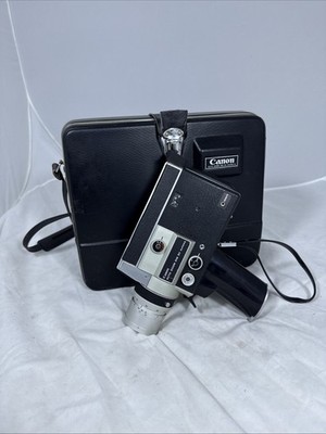 1314) Vintage Canon Auto Zoom 518 SV Super 8 Film Camera & Case