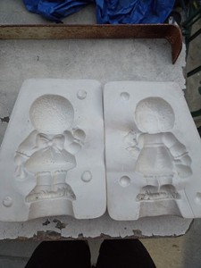 Bobby merril Co CM 1218 "Loved Belindy"  Plaster Slip Casting Mold Ceramic 