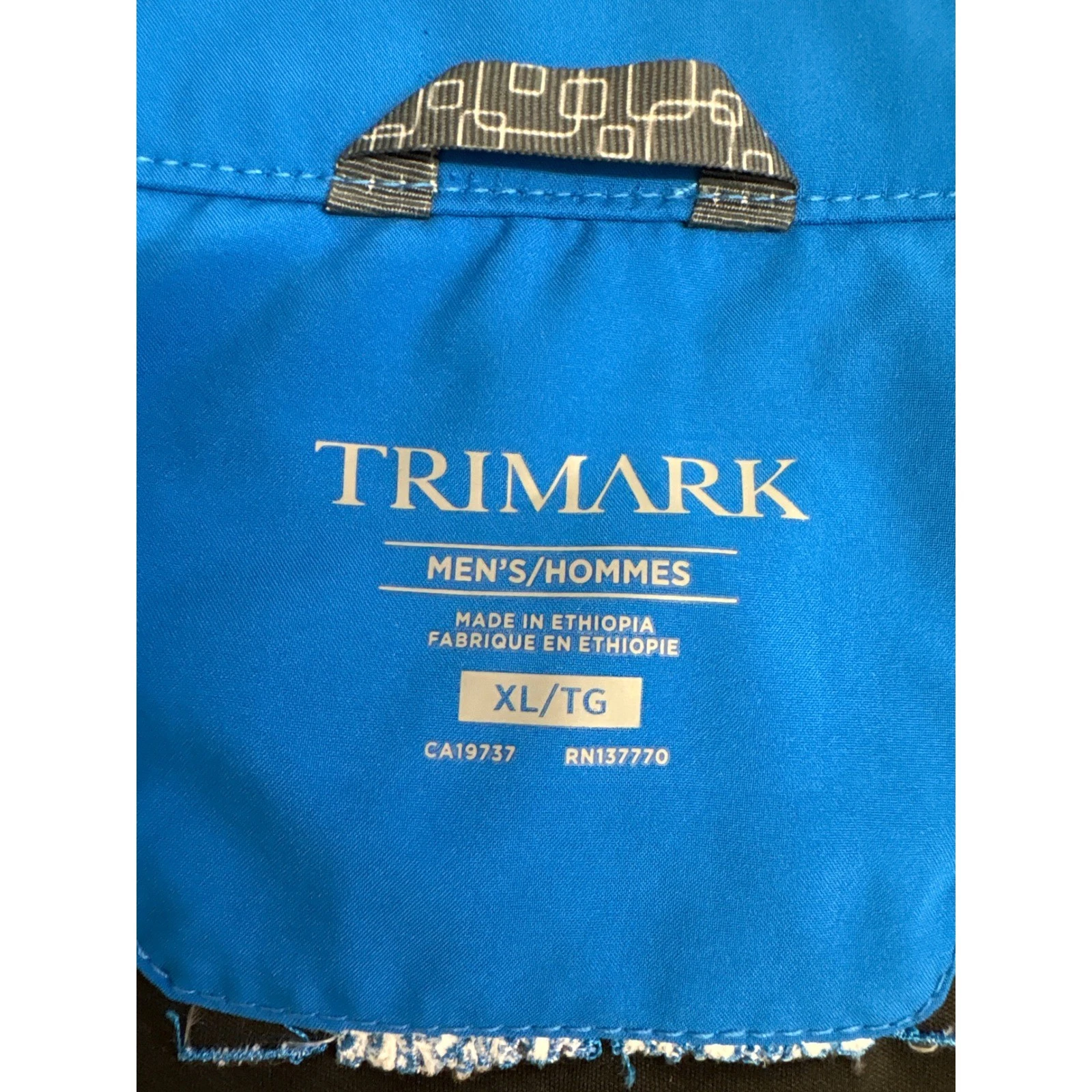 Trimark Mens Royal Blue Softshell Full Zip Vest Presidents Club XL 12504 - product detail image 6