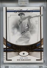 2021 Flawless JOE DiMAGGIO Legends Aquamarine Diamond /2