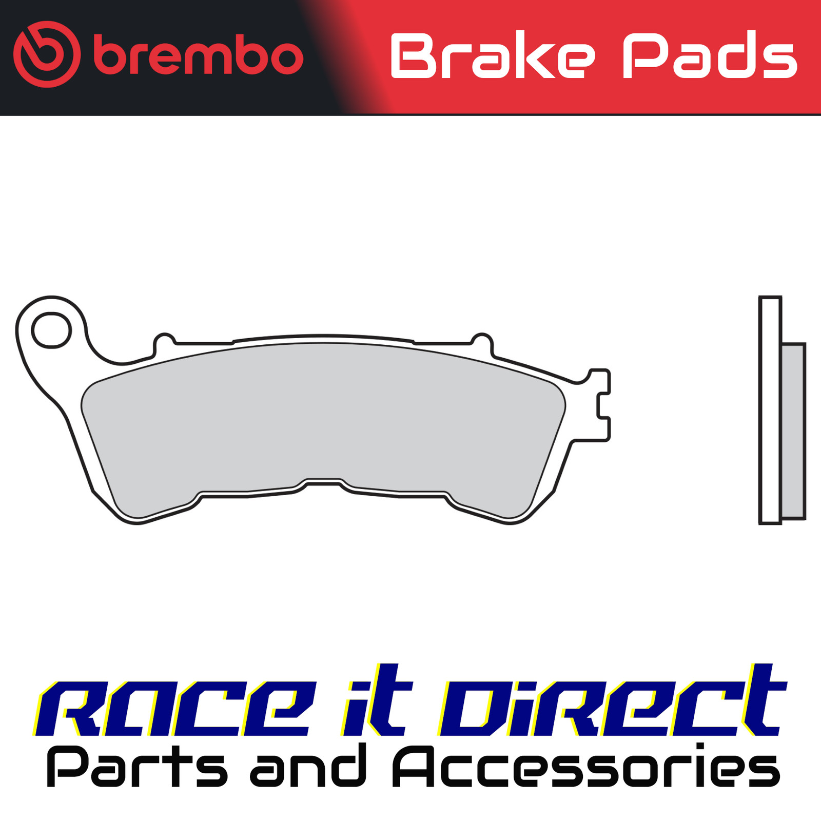 Brake Pads for HONDA SH 150 I 2009-2012 Front Sinter Scoot Brembo - Image 2