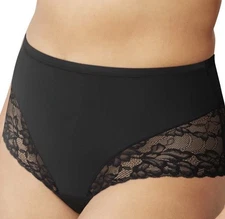 NEW Maidenform Shapes Shapewear Firm Control Lace Brief Black SIZE Small FLSL02