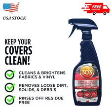 303 Convertible Top & Tonneau Cover Cleaner Vinyl Fabric Car Care 16oz Spray..