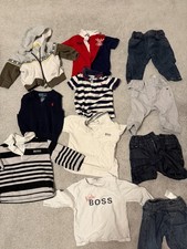 11 x baby toddler boy Designer clothing hoodie tshirts Burberry Polo 9 months 