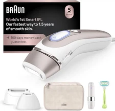 Braun IPL Skin i·Expert Home Laser Hair Removal Smart IPL - Case Trimmer  PL7219