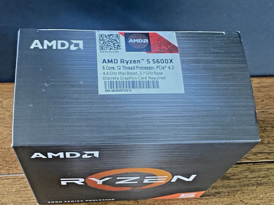 AMD Ryzen 5 5600 6-Core, 12-Thread Desktop Processor Heat Sink Fan Included - Image 2 of 4