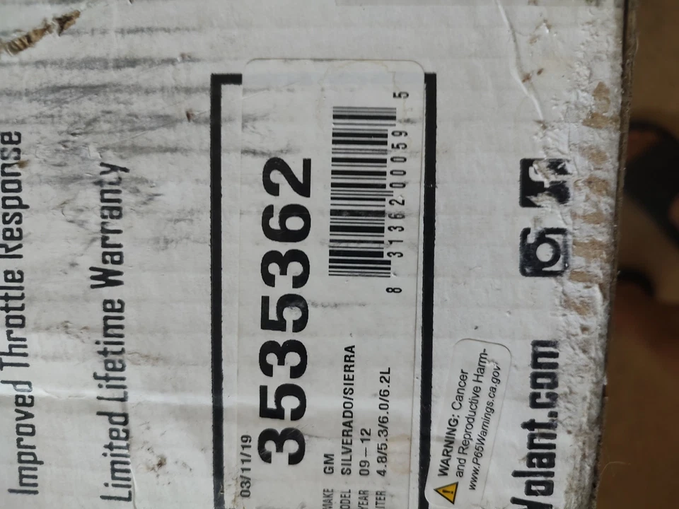 Kit de admisión de aire frío Volant Performance 3535362 Foto 2 de 3