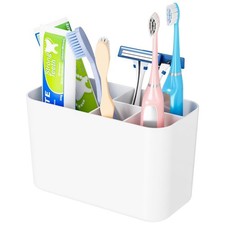 5 Slots Toothpaste and Toothbrush Holder Tooth Brush Cup Stand  Bathroom
