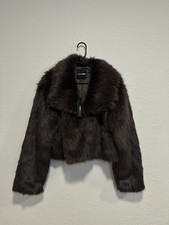 Brand New Fashion Nova Chocolate Faux Fur Cro...