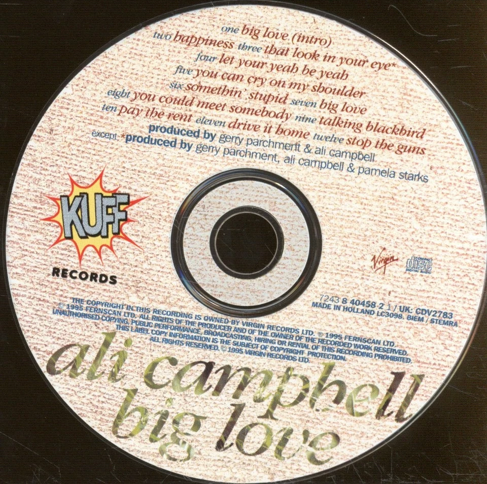 Ali Campbell Big Love CD Europa Kuff 1995 724384045821 - Bild 3 von 3