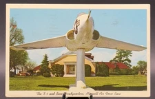 Vintage Alabama Maxwell AFB Base HQ  X-4 JET-Air Force Pilot Aviation USAF 