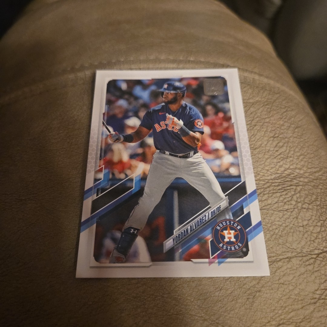 2021 Topps #300 Yordan Alvarez Houston Astros