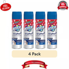 Resolve Pet High Traffic Carpet Foam Cleaner 22oz 4 Pack Odor Remover