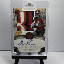 2014 Panini Crown 205 Silhouettes Mike Evans Rookie Patch Auto 11/49 Buccaneers