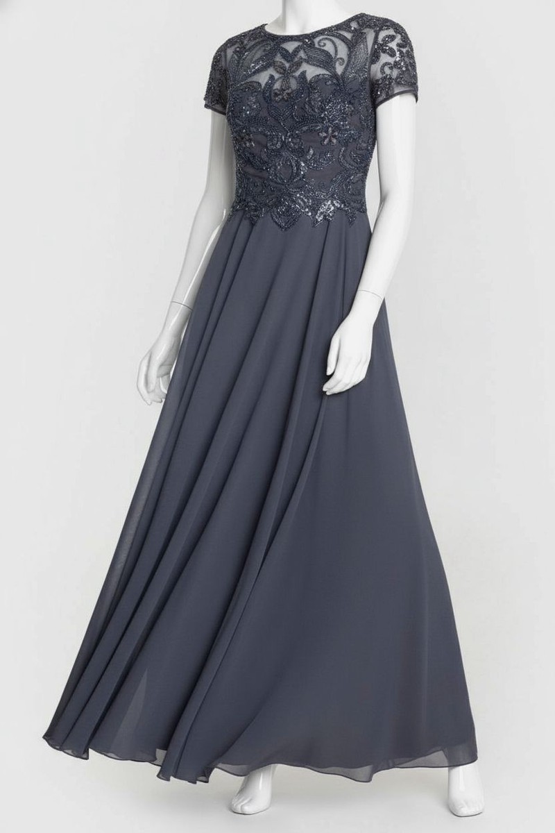 women's xscape dresses Long Flower Ilusion Sleeve Off-the-Shoulder Scuba Crepe Gown, Navy, 4 : Clothing, Shoes & Jewelry 100% polyester. Shop Xscape Evenings Online |