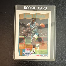 NBA Hoops 1991-92 Larry Johnson Charlotte Hornets Rookie Base Card #546. rookie card picture