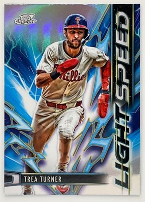 2025 Topps Cosmic Chrome Trea Turner Light Speed #LS-8 Philadelphia Phillies