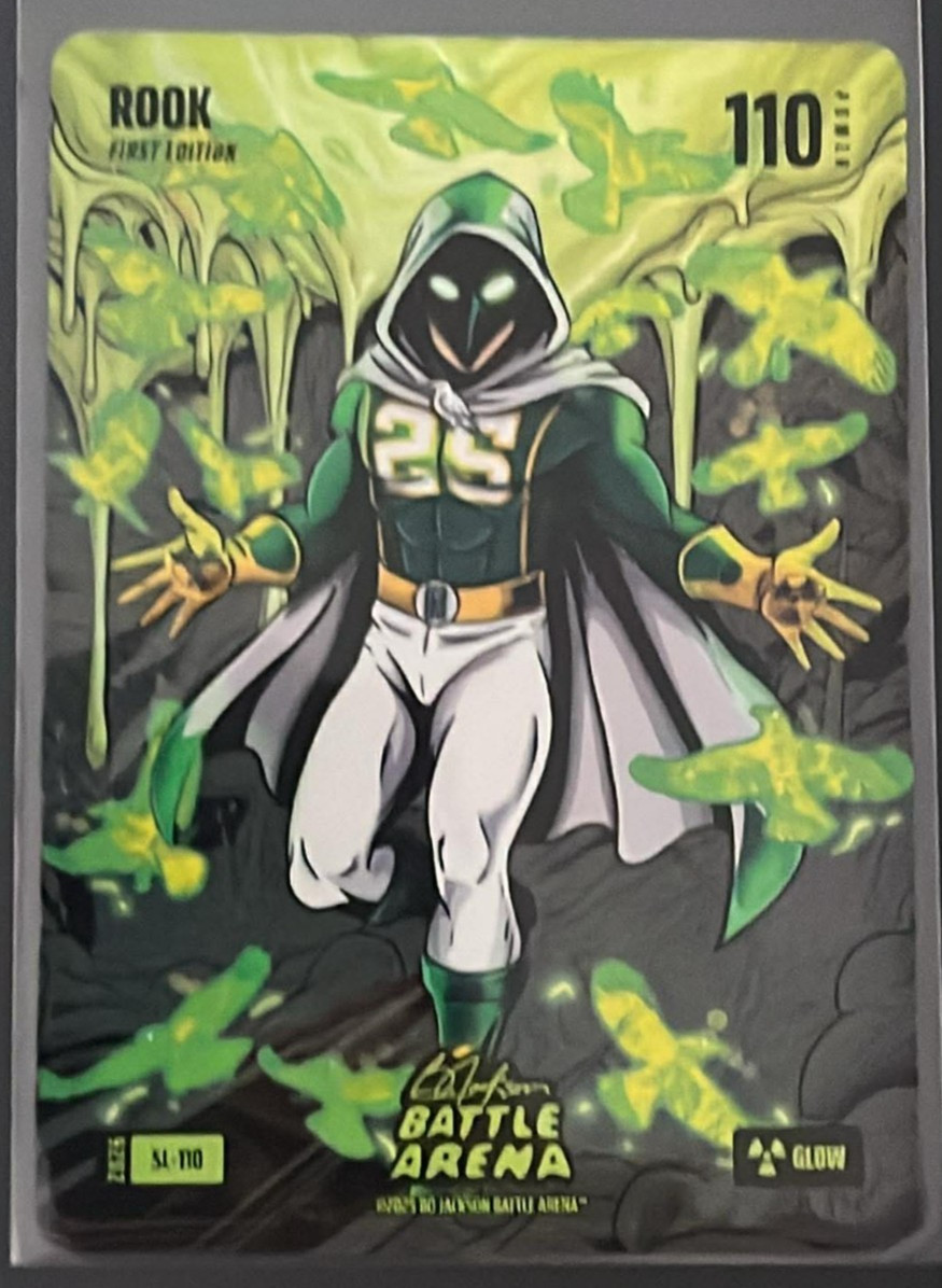 2026 Battle Arena Rook Brent Rooker Slime Glow SP Battlefoil Ultra Rare