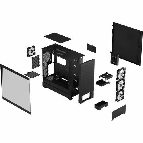 Case computer desktop ATX Fractal Pop XL Air Nero - Bild 3 von 3