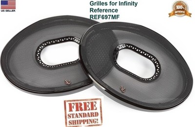 Grilles for Infinity Reference REF697MF 6''x9'' 3-way speakers (pair) - NEW