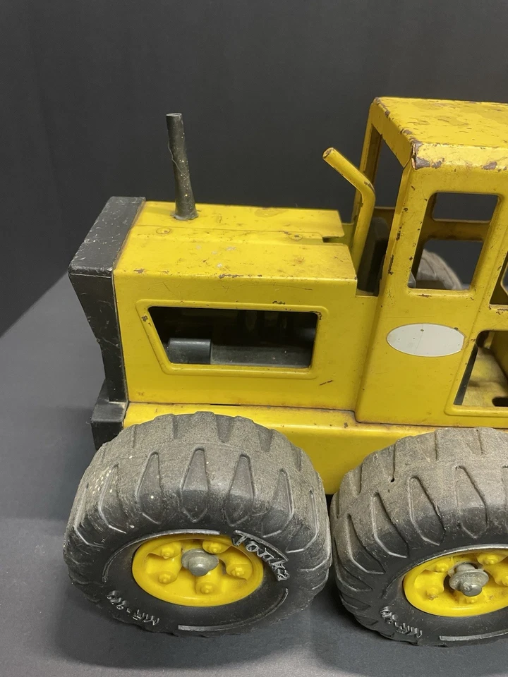 Niveladora de carretera Tonka vintage años 80 Foto 3 de 4