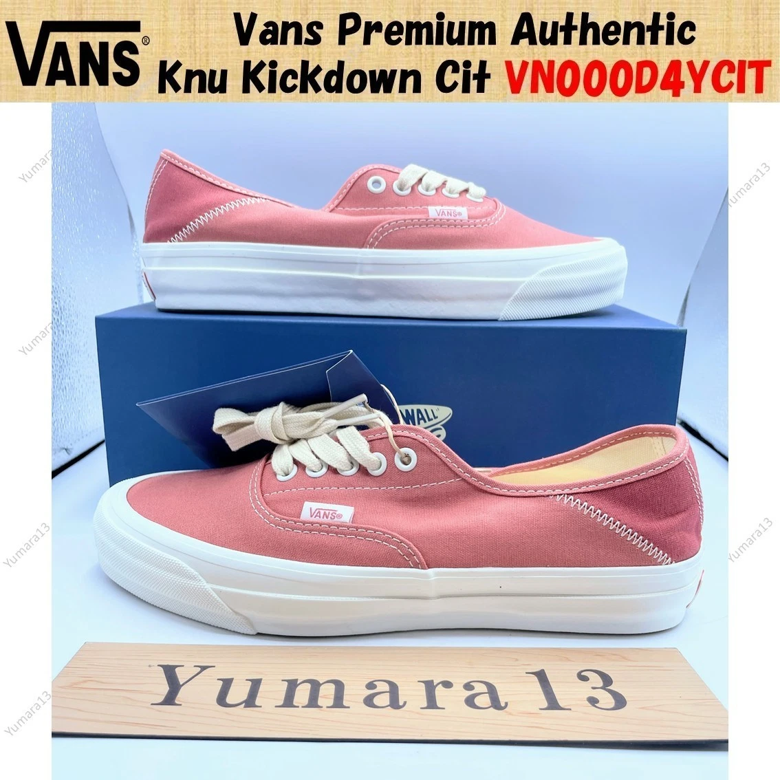 Vans Authentic 44 LX Kickdown Sashiko - Coral for sale | eBay