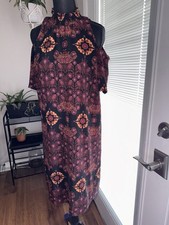 Signature collection Lined cold shoulder Cutouts Dress Sz Sm (4-6)