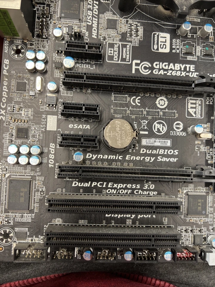 Gigabyte Technology GA-Z68X-UD3H-B3 LGA 1155, Intel Motherboard - Image 2 of 4