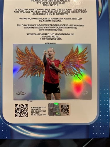 Maya Le Tissier 2025-26 Topps Chrome UEFA Women's Arise SSP Manchester United