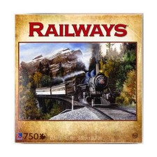 Sure-Lox Jigsaw Puzzle Railways - Mountain Pass 750 Pieces New
