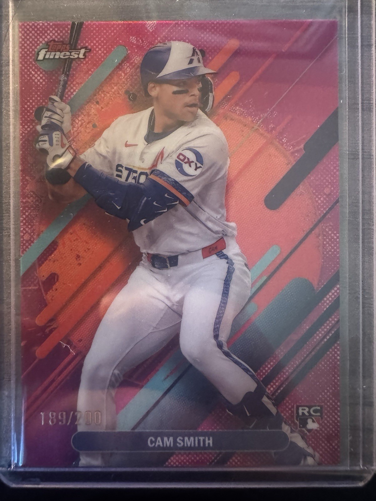 2025 Topps Finest - Rare Cam Smith #223 Magenta Refractor /200 (RC)