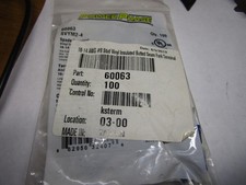 16-14 AWG 8 Stud Vinyl Insulated Butted Seam Fork Terminal QTY 100