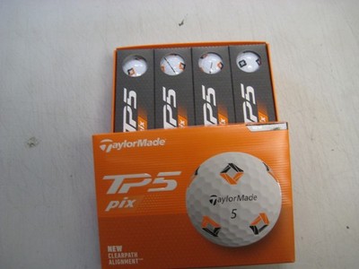 1 dozen BRAND NEW 2024 Taylor Made TP 5   Pix   golf balls white