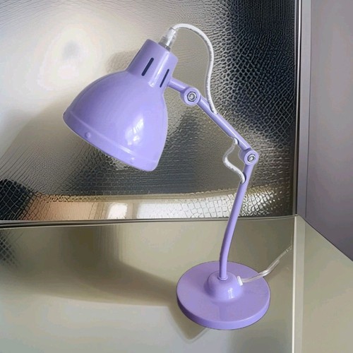Pottery Barn Kids / Teen Penn Task Lamp 15” Tall Purple Desk Lamp