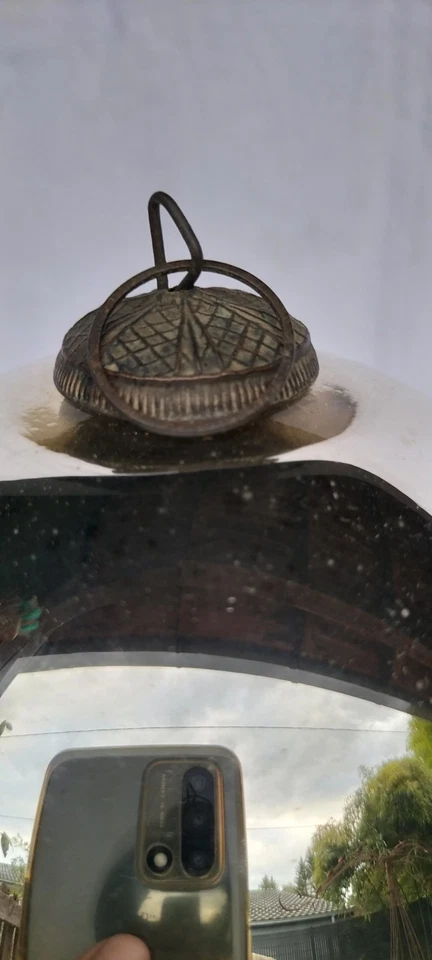 Ancienne Boule De Pardon Déco Noël 15cm Vergo Goetzenbruck Meisenthal Sapin  - Photo 4/4