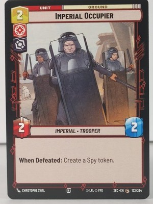 Imperial Occupier - STAR WARS UNLIMITED  Secrets of Power #132  singles