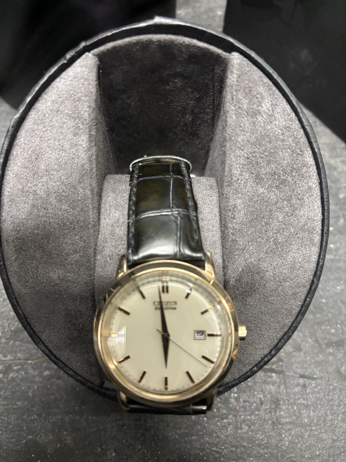 Rose Gold Date Working Case Citizens Needs Plate Watch Bat New ECO Vintage Drive - vintagewatches.pk