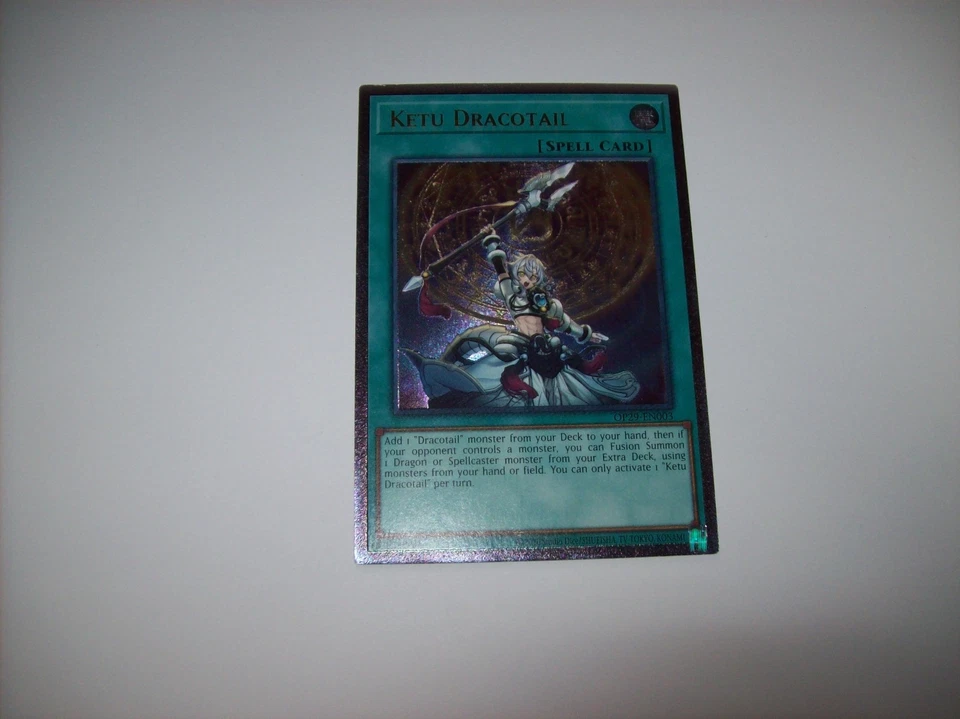 Yu-Gi-Oh Ketu Dracotail OP29-EN003 Ultimate Rare NM Free Ship & Tracked - Image 2 of 4