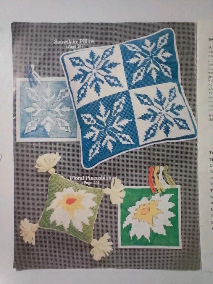 Columbia Minerva Beginner's Needlepoint Book 1974 Revised Edition Book 207 - Image 3 of 4