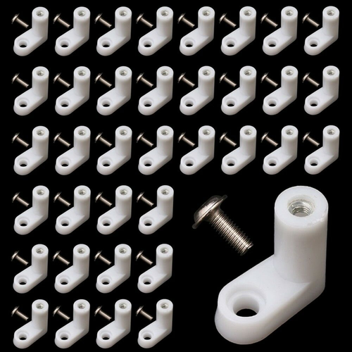 50pcs arcade L Type PCB Mounting Feet with Screw for JAMMA MAME Game PCB Board E - Picture 9 of 10