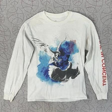 Travis Scott Birds Eye View Tour Live In Concert LS Tee White Size Small