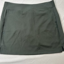 32 Degrees Cool Skort Women Size L Lined Pockets Activewear Casual Gray