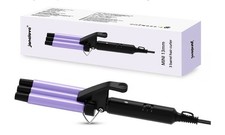 Mini Hair Crimper, janelove 1/2 Inch Beach Waves Curling Iron, Hair Waver 2 Temp