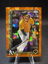 2025 Topps Chrome Sapphire Update Willie MacIVER Orange /25 RC Rookie A's