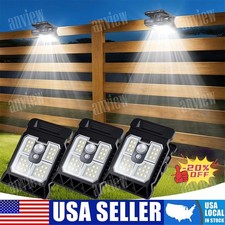 1-3X Solar Powered Motion Sensor Clip Lights,...